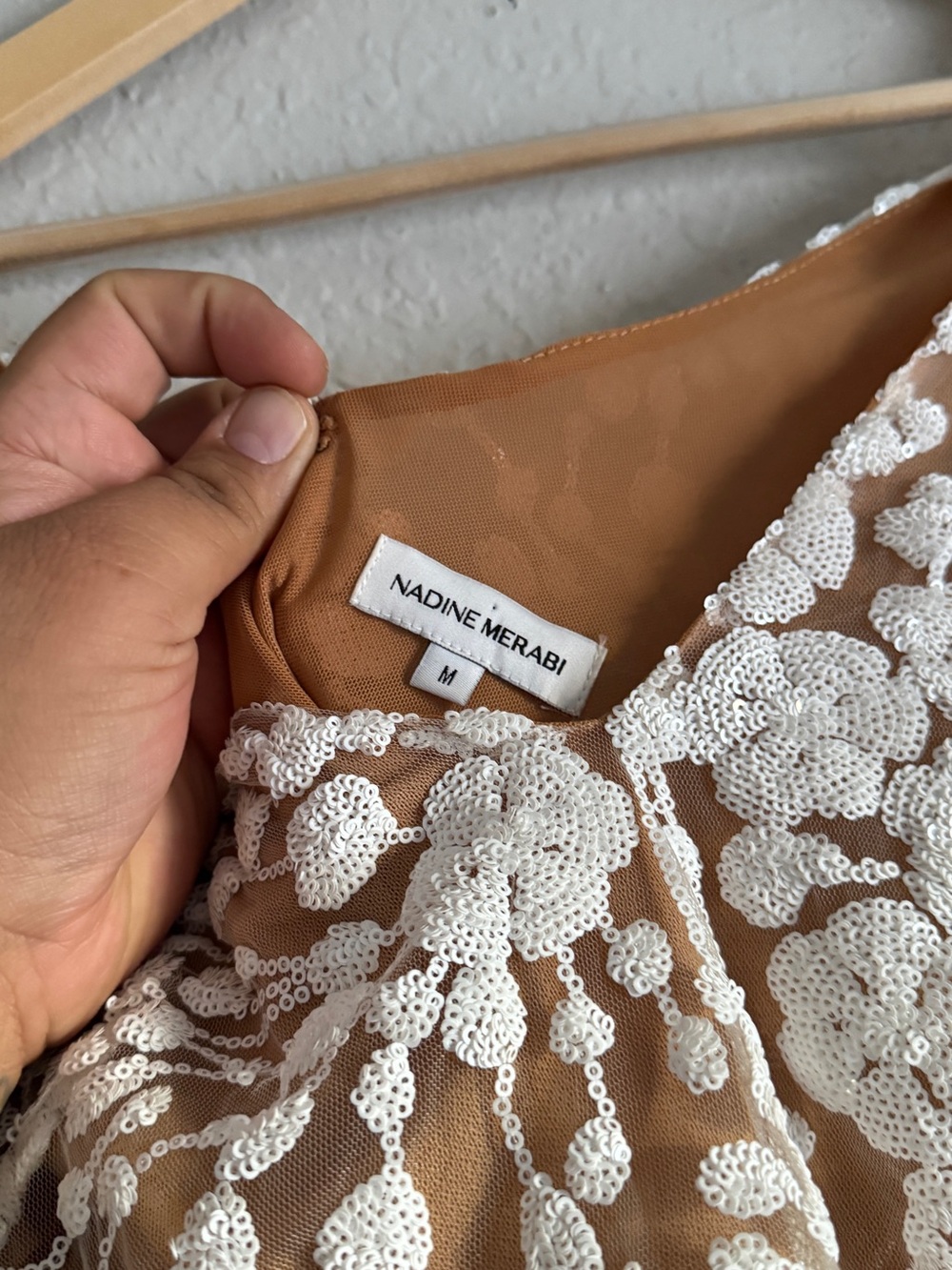 NADINE MERABI Nyla Beaded Bodycon Dress - Picture 6 of 10
